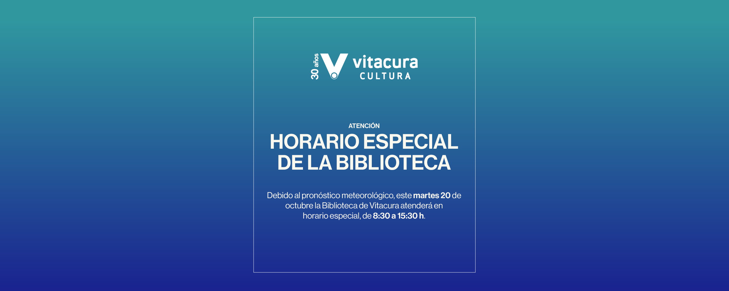Imagen para Horario Biblioteca